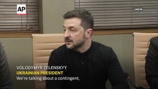 Zelenskyy says end of the war with Russia is ‘very, very far away’.