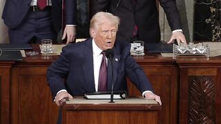 Al Green gets escorted off House floor during Trump’s speech to Congress.
