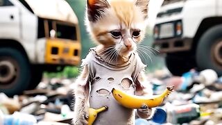 The poor kitten was made fun of a lot because he ate a