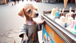 The poor dog's friend made fun of the child because the cat had no money #BKRG2