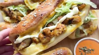 Cheesy Chicken Delight Bread!