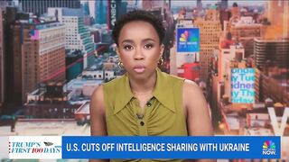 U.S. pauses intelligence sharing with Ukraine after cutting off military aid.