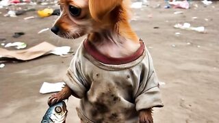 The poor puppy was made fun of by his friends because he had eaten a bad fish #BKRG2
