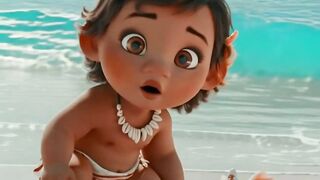 Adorable Polynesian toddler