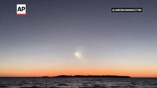 Video shows possible debris from missing SpaceX Starship wreckage.