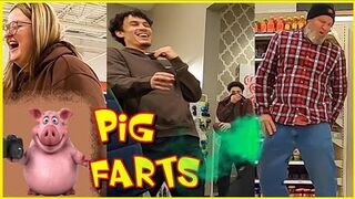 FARTING LIKE A PIG (Part 3) ???????? Funny Fart Prank! ????????