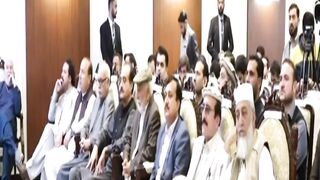 Chief Minister Ali Amin Khan Gandapur Addressed the Ceremony.
