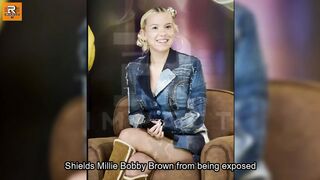 Chris Pratt shields Millie Bobby Brown from being exposed in denim miniskirt at ‘Electric State’