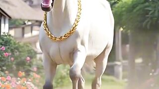 Cat vs horse