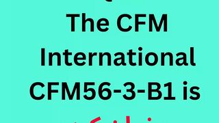 The CFM International CFM56-3-B1 is