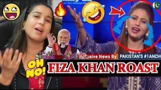Funny Video Of Pakistani News Anchor Fiza Khan ????