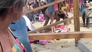 #pelea#playa#viral