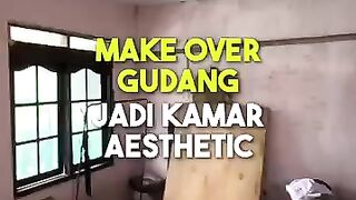 MAKEOVER GUDANG JADI KAMAR AESTHETIC