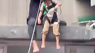 PERCOBAAN PERTAMA FLYING FOX UNTUK ABANG SHAQUIL