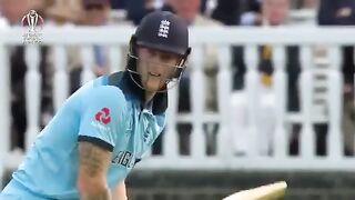 Exciting Final Over in World Cup Cricket