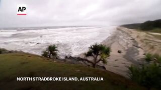 Damage in Australia after rare cyclone weakens to tropical low weather system.