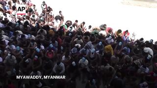 Thousands held in detention on Myanmar border after being forced to scam others worldwide.