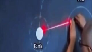 هكذا يعكس القمر ضوء الشمس الى الارض