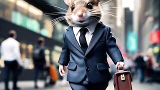Video AI tikus berdasi