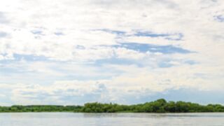 Clouds over the Kama River