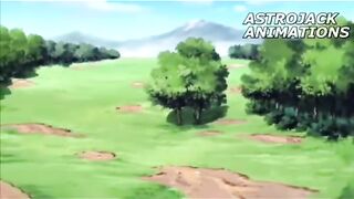 Naruto uses his new arm and activates wood release