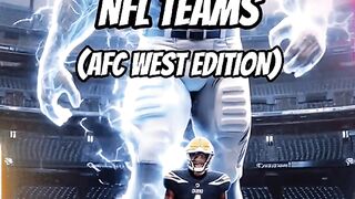 NFL TEAMS WITH THEIR TITAN TEAMMATES  #nfl #afcwest #aiart