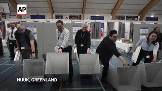 Greenland voters speak after polls close election as Trump seeks control.