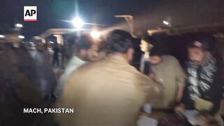 Insurgents attack a train in Pakistan and take hostages.