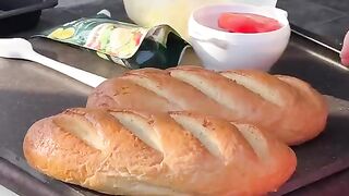 A huge sandwich for the whole family