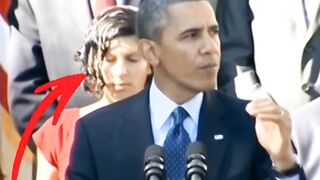 Barack Obama saves a falling girl-Barack Obama Best Moments
