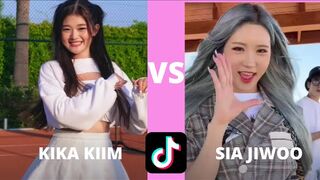 KIKA KIM VS SIA JIWOO???? LATEST TIKTOK DANCE COMPILATION ⭐ SEPTEMBER 2022