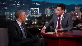 Jimmy Kimmel Asks President Barack Obama About His Daily Life
