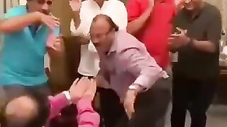 Old friend enjoyed  the party