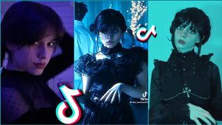 Wednesday Addams Dance - i'll Dance Dance Dance With My Hands Hands Hands - TikTok Compilation #4