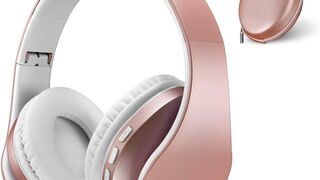 ZIHNIC Bluetooth Headphones Over-Ear, Foldable Wireless and Wired Stereo Headset Micro