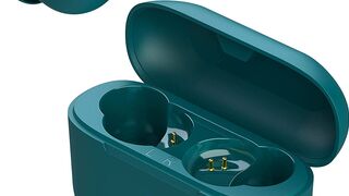 JLab Go Air Pop True Wireless Bluetooth Earbuds + Charging Case | Slate | Dual Connect