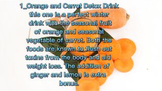 Top 4 orange based drinks for weight loss