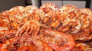 Makan gurita pedas sampai mau meninggal