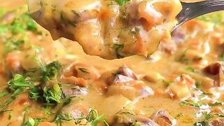 Chicken heart goulash
