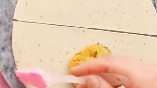 Easy samosa folding trick