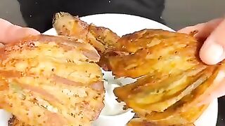 Juicy and crispy eggplant