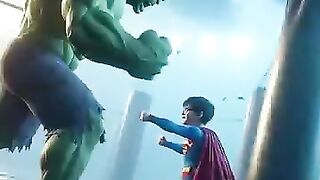 Superman vs thanos (Revenge for The hulk)