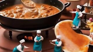 Miniature world cooking shorts