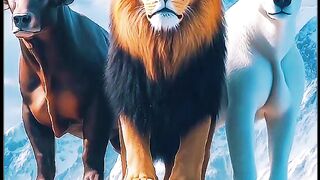 Ai Lion ???? Polar Bear ????‍❄️ Bull ???? Animal