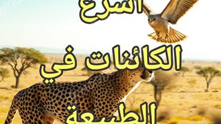 اسرع مخلوقات الطبيعة