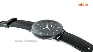 Mibro Lite Smartwatch Global Version 1.3Inch AMOLED HD Display IP68 Waterproof App Control Fitness Monitoring Bluetooth Watch