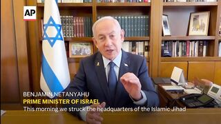 Netanyahu on Israel's attack in Damascus- 'Whoever attacks us... we attack them'.
