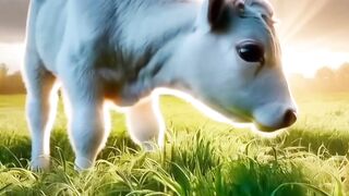Lion and cow