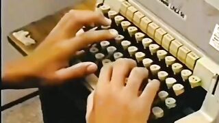 Curso de datilografia anos 80