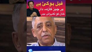 ن لیگ حکومت فیل ہوگئی ہے خان کو ہر چیز کا زمہ دار کہتے ہیں محمد زبیر